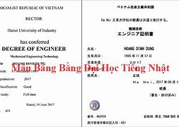 Bằng Đại Học Tiếng Nhật